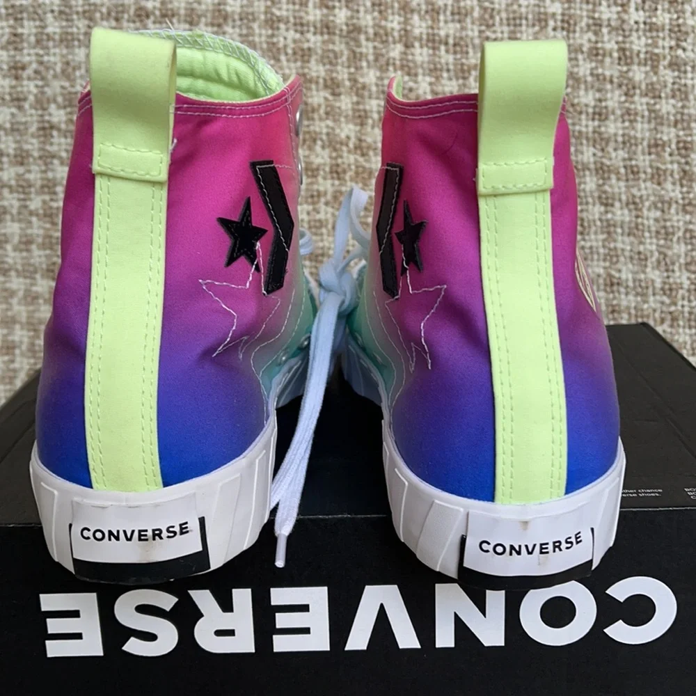 Converse Untitled Hi White/Barely Volt/Black MEN`S - Picture 14 of 15